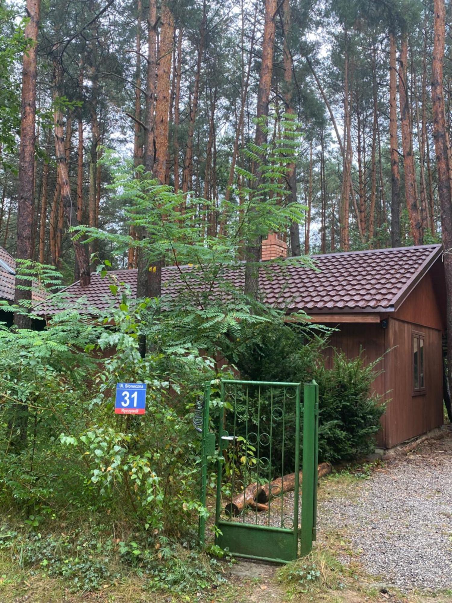 Przytulny Domek W Lesie Blisko Rzeki Ryczywol  Dış mekan fotoğraf